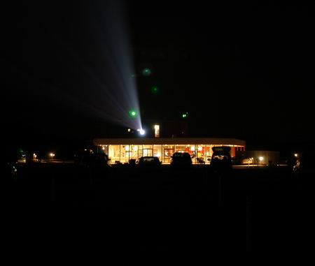 Miracle Twin Drive-In Theatre - Projection (newer photo)